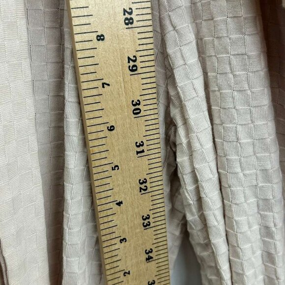 NWT Free People Beach Women's XS Belted Wide Leg Jumpsuit Neutral Beige V-Neck - Picture 10 of 16